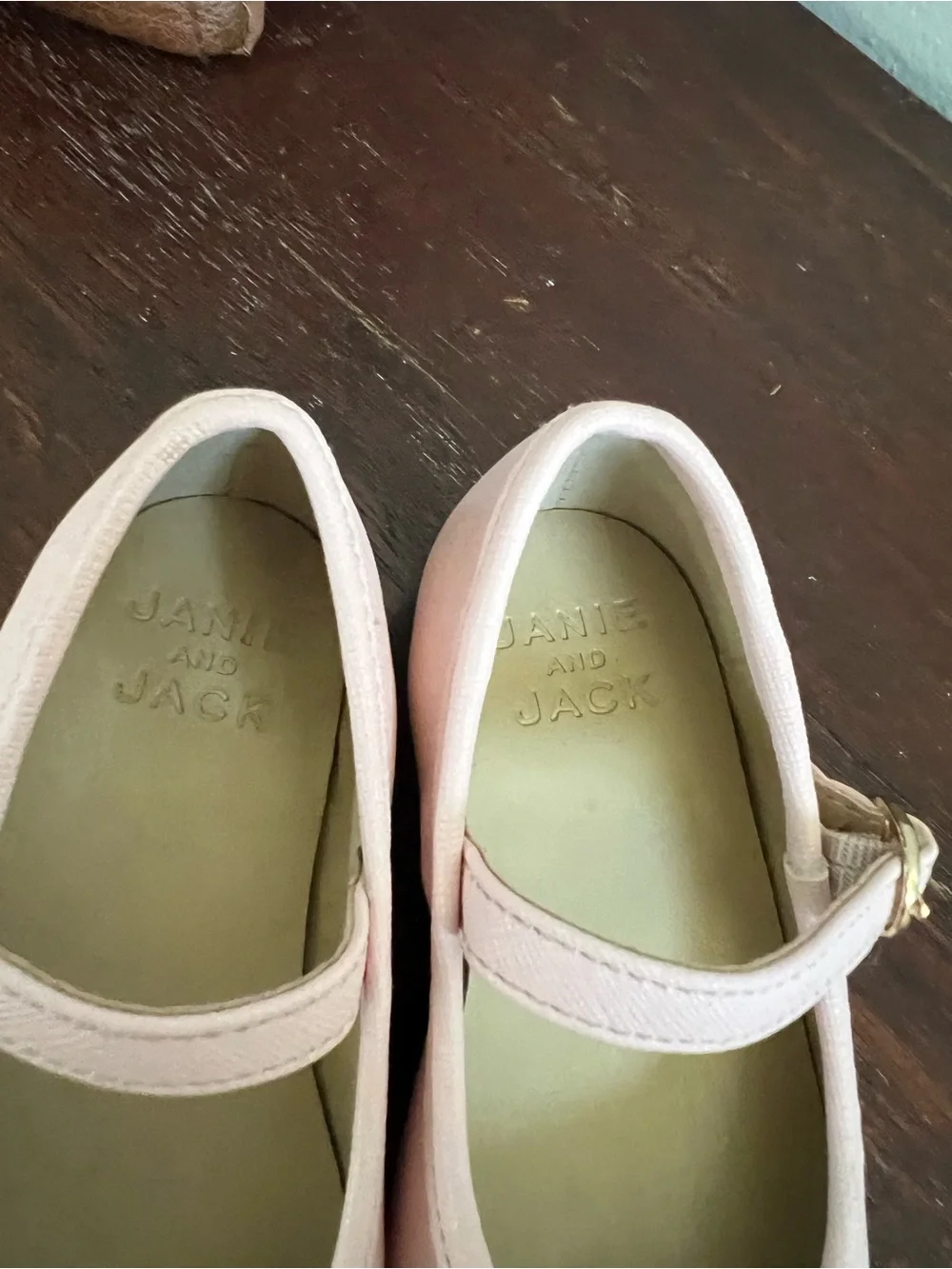 NWOT Janie and Jack Pink Bow Mary Jane Baby Walker Shoes with Strap